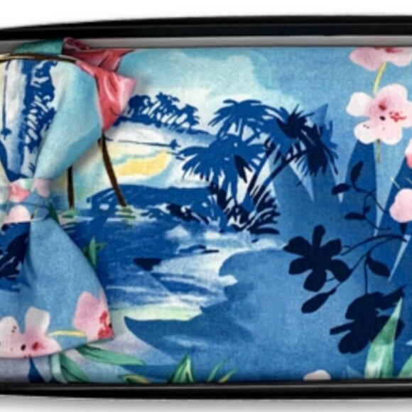 TROPICAL OCEAN 2 CUMMERBUND AND BOW TIE SET - Picture 1 of 1
